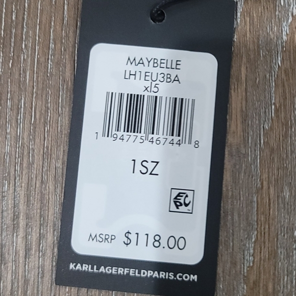 KARL LAGERFELD PARIS Maybelle Logo Crossbody Bag Cobalt - Picture 16 of 16